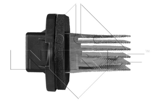 Resistor, interior blower