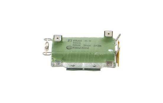 Resistor, interior blower