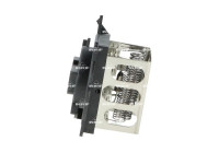 Resistor, interior blower
