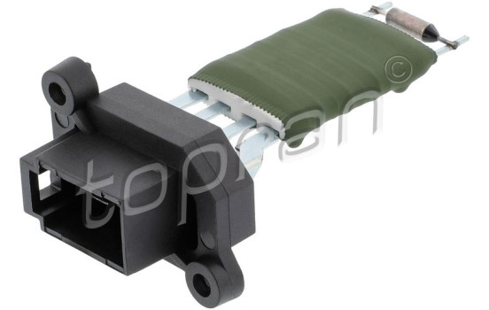 Resistor, interior blower