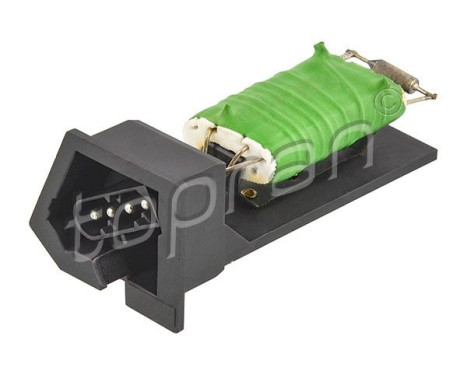 Resistor, interior fan