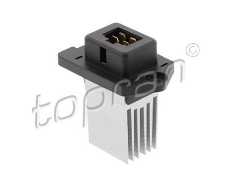 Resistor, interior fan