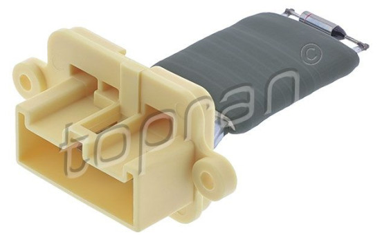 Resistor, interior fan