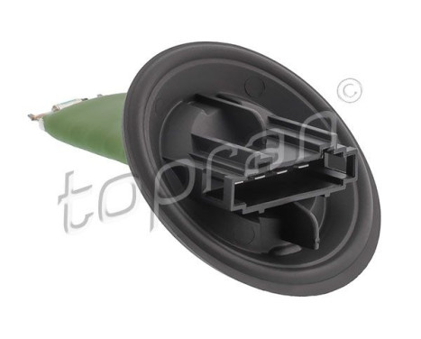 Resistor, interior fan