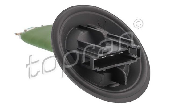 Resistor, interior fan