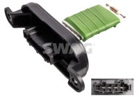 Resistor, interior fan
