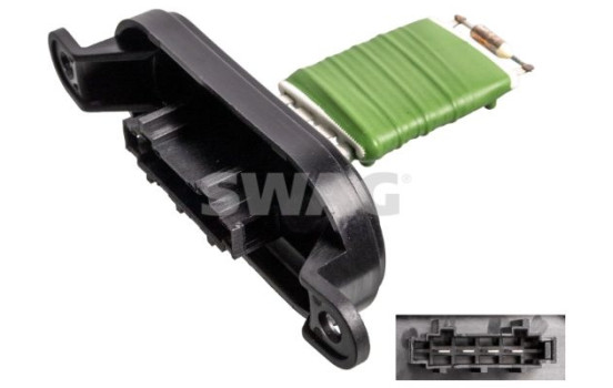 Resistor, interior fan