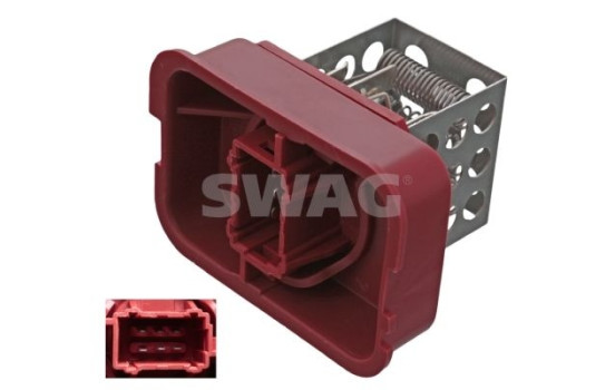 Resistor, interior fan
