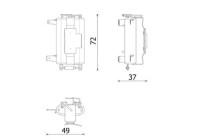 Resistor, interior fan