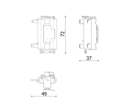 Resistor, interior fan