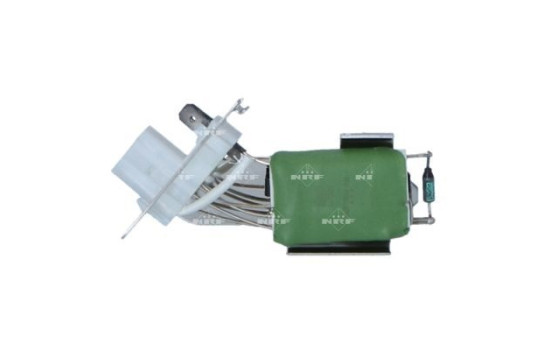 Resistor, interior fan
