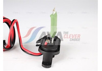 Resistor, interior fan