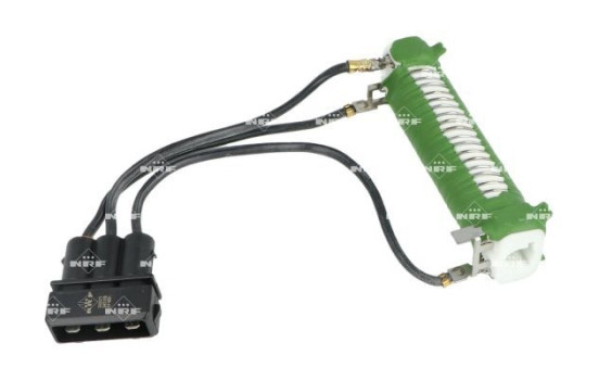 Resistor, interior fan