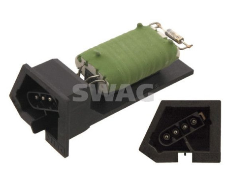 Resistor, interior fan