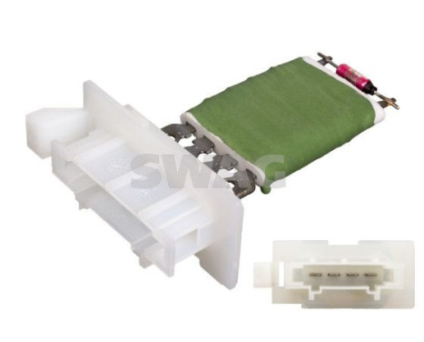 Resistor, interior fan