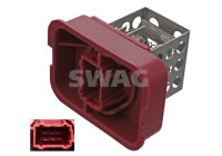 Resistor, interior fan