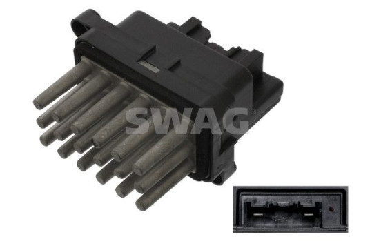 Resistor, interior fan