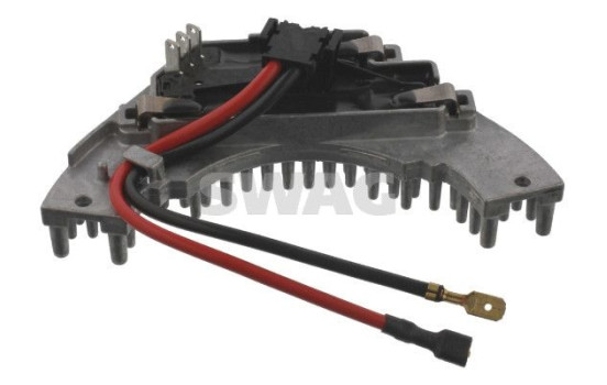 Resistor, interior fan