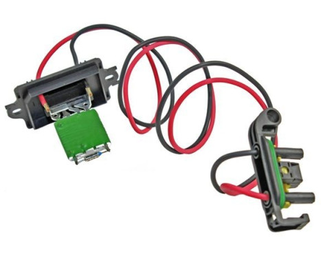 Resistor, interior fan