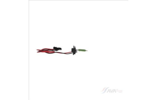Resistor, interior fan