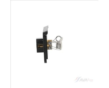 Resistor, interior fan