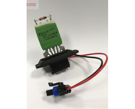 Series resistor, electric motor cooling fan