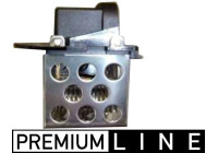 Series resistor, electric motor cooling fan