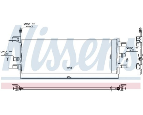 Cooler, drive battery 606248 Nissens