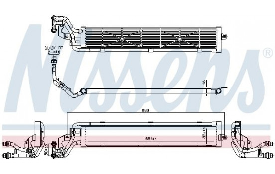 Cooler, drive battery 606268 Nissens