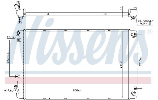 Cooler, drive battery 606608 Nissens, Image 5