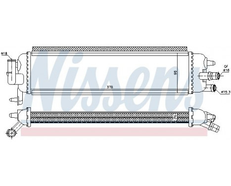 Cooler, drive battery 636038 Nissens