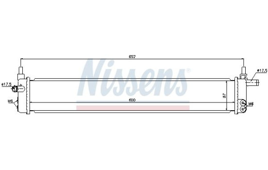 Cooler, drive battery 646837 Nissens, Image 2