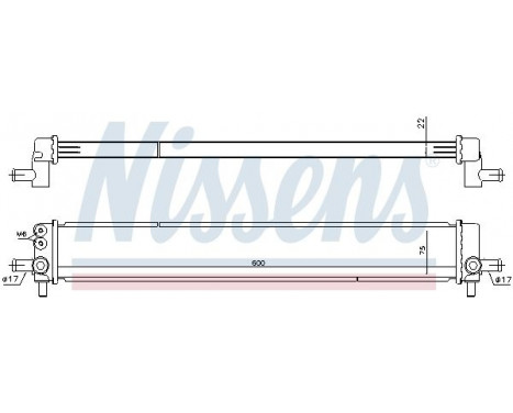 Cooler, drive battery 646945 Nissens