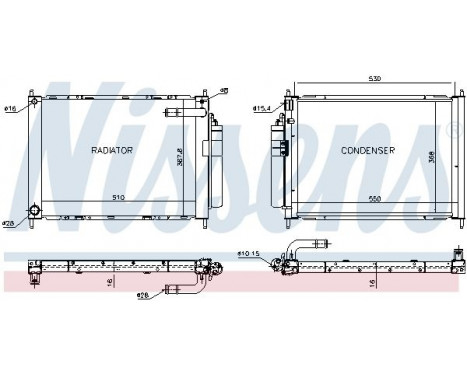 Cooler Module 68747 Nissens