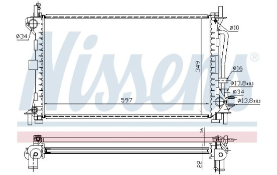 Cooler Module 69244 Nissens