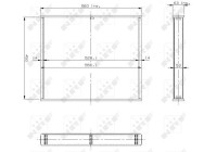 Cooling block, radiator