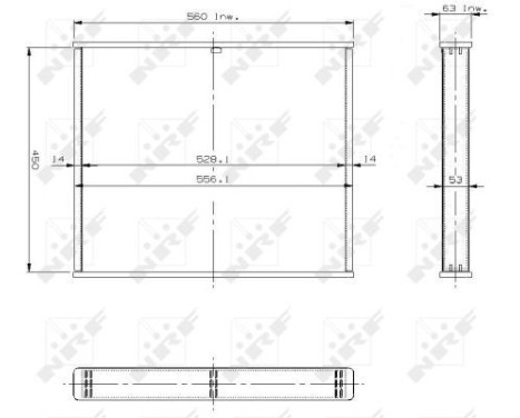 Cooling block, radiator