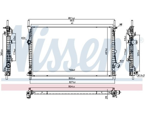 Cooling module 607247 Nissens, Image 5
