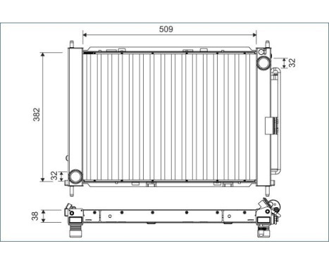 Cooling module 822675 Valeo
