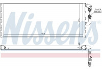 Low Temperature Cooler, intercooler 60872 Nissens