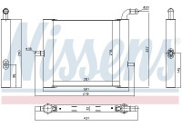 Low Temperature Cooler, intercooler 64338 Nissens