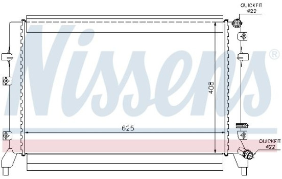 Low Temperature Cooler, intercooler 65294 Nissens, Image 2
