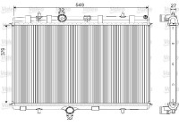 RAD MOT C2 C3 DS3, 207 208 301 2008 733101 Valeo