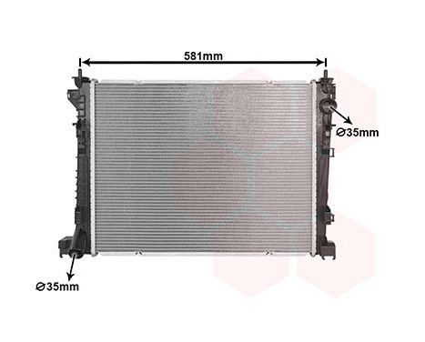 RADIATOR 15012704 Van Wezel