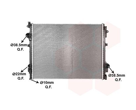 RADIATOR 30012736 Van Wezel