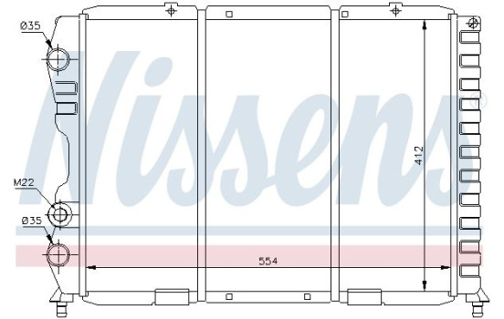 Radiator 60033 Nissens, Image 5