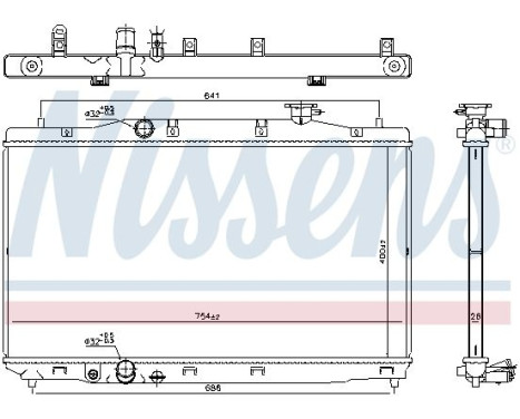 Radiator 606294 Nissens