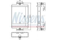 Radiator 606296 Nissens