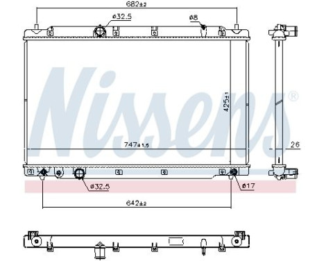 Radiator 606298 Nissens