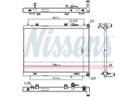 Radiator 606308 Nissens